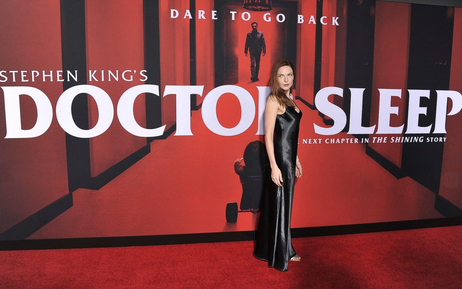 Skådespelaren Rebecca Ferguson vid premiären av ”Doctor Sleep”.