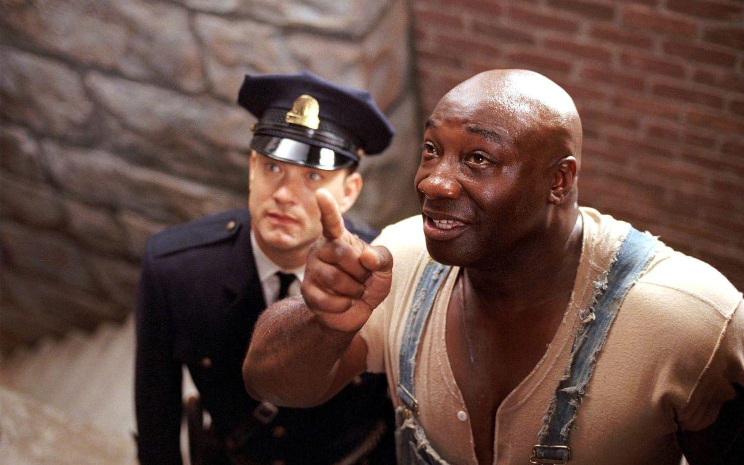 Skådespelarna Tom Hanks och Michael Clarke Duncan i filmatiseringen av ”Den gröna milen”.