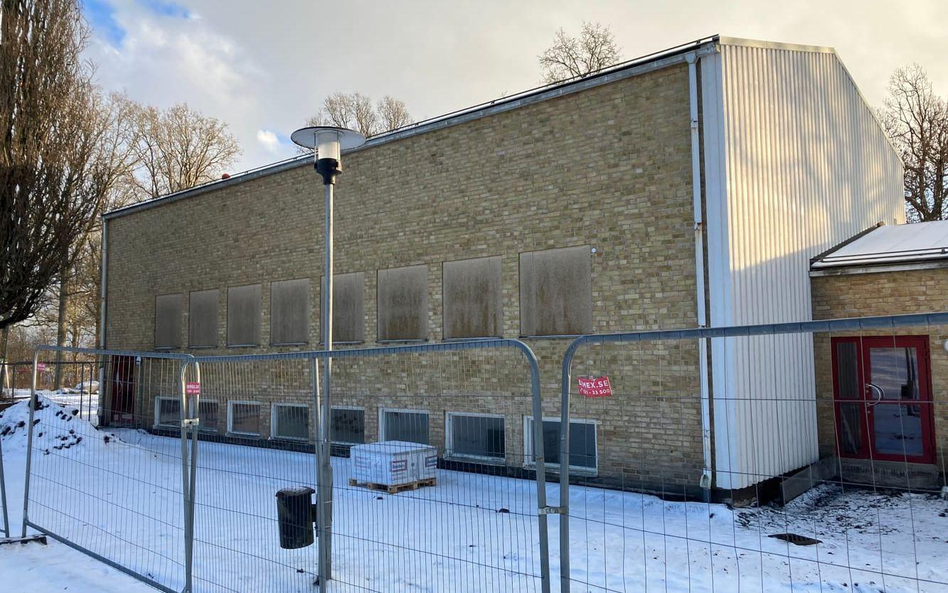 Sjöbyskolans gamla gymnastiksal kan enligt förslag bli kombinerat folk- och skolbibliotek.