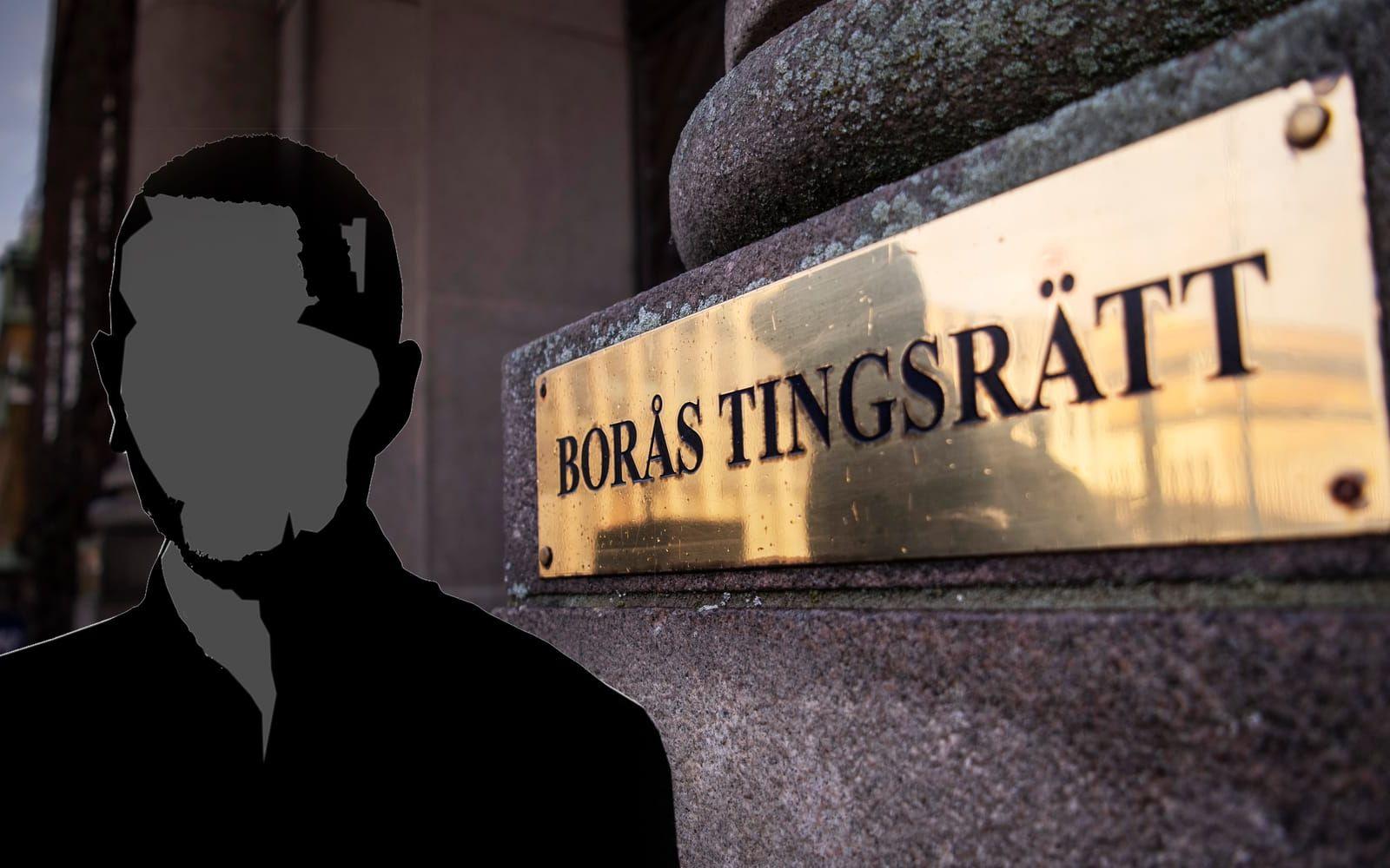 Nu döms han att betala böter och skadestånd i Borås tingsrätt. 