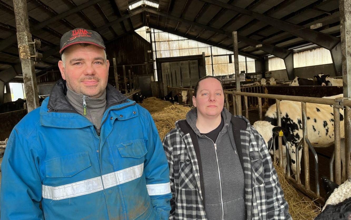 Gijsbart och Lisette Teunnissen van Manen är mjölkbönder i Horred.