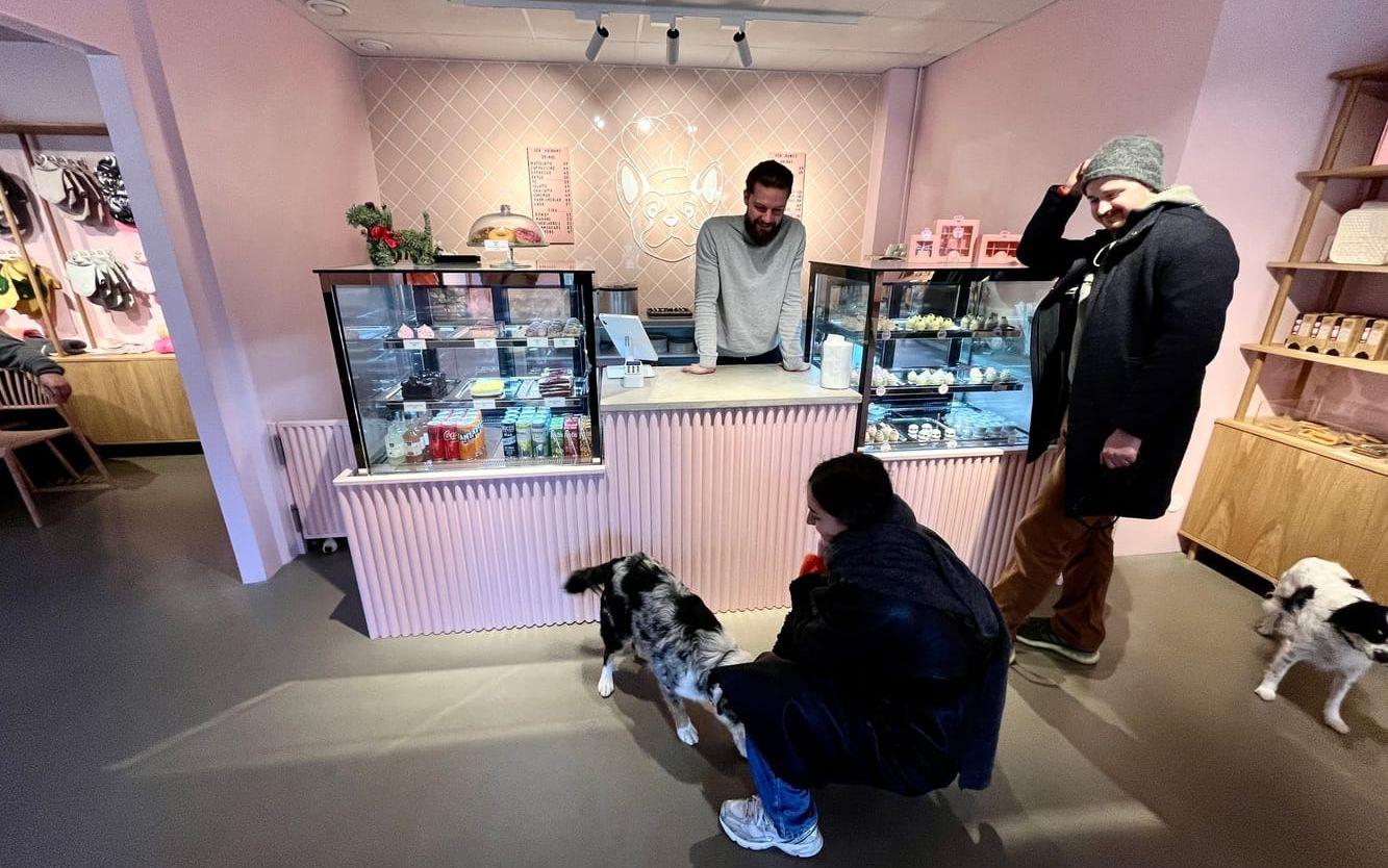 Tostaredsborna Jacqueline Chambel och sambon driver Dog Bakery på Linnégatan i Göteborg. 