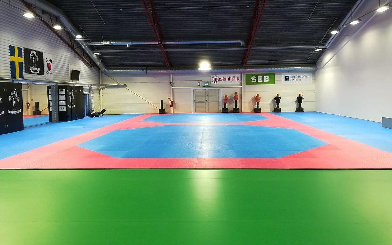 Marks Taekwondoklubb håller till i Tygrikeshallen i Skene.